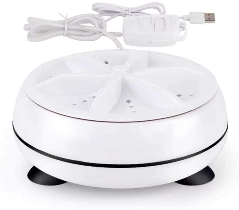 Mini lavadora portátil, turbina ultrasónica portátil, elimina la suciedad, arandela, Cable USB para viajes, hogar, Depot, viaje de negocios
