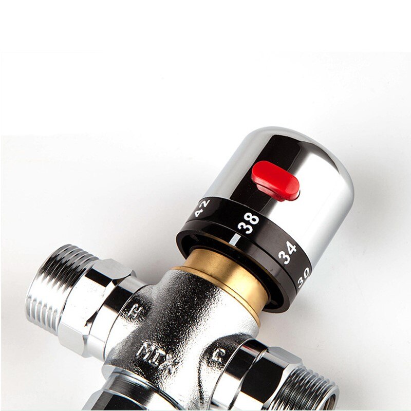 Dn15/dn20/dn25 termostatiske blandeventiler af messing