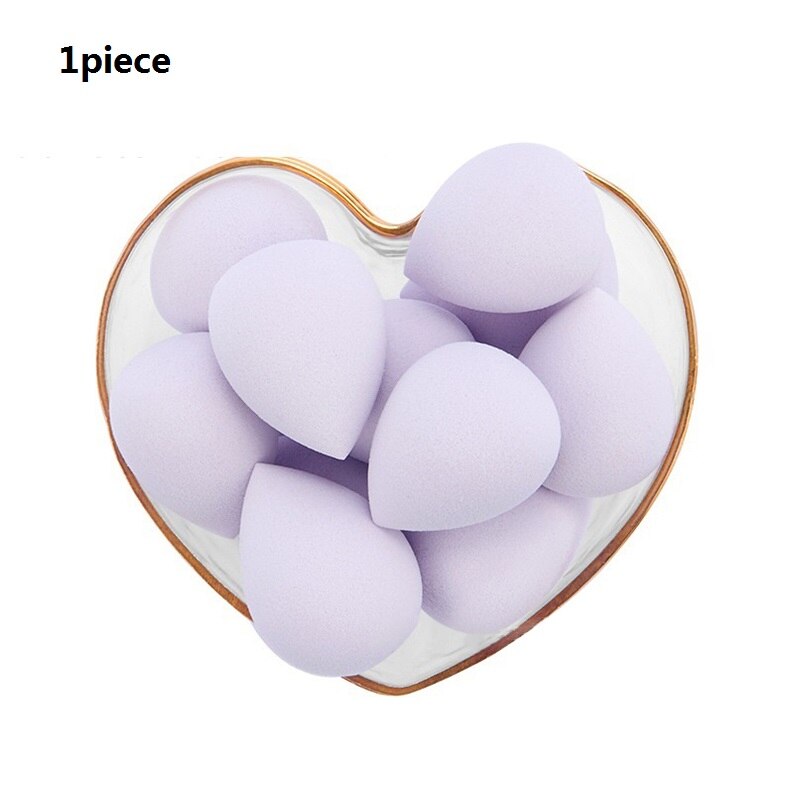 1piece Mini Soft Makeup Foundation Cosmetic Puff Water Gourd Shape Make Up Sponges Smooth Face Makeup Tools: 08