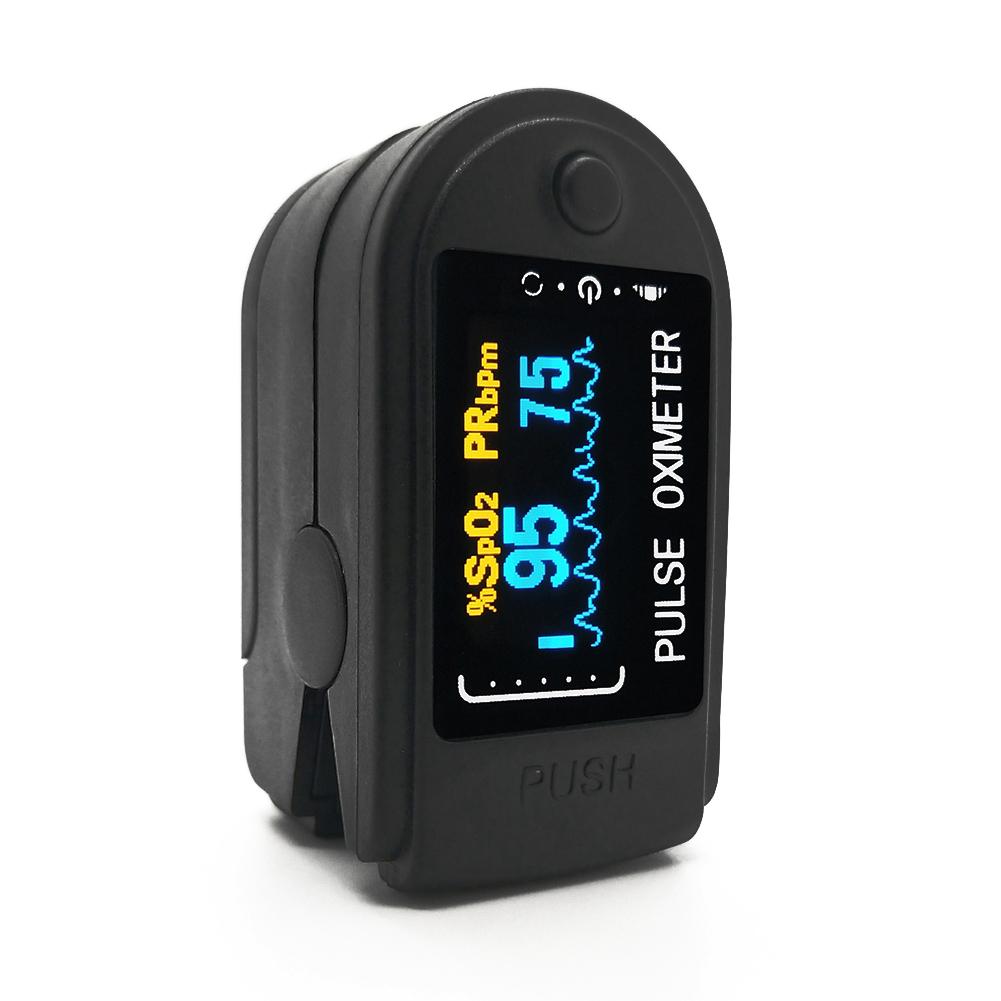 Vingertop Pulsoxymeter Digitale Pulsoximeter Led Saturatiemeter Blood Oxygen Hartslagmeter SpO2 Gezondheid Monitoren De Dedo