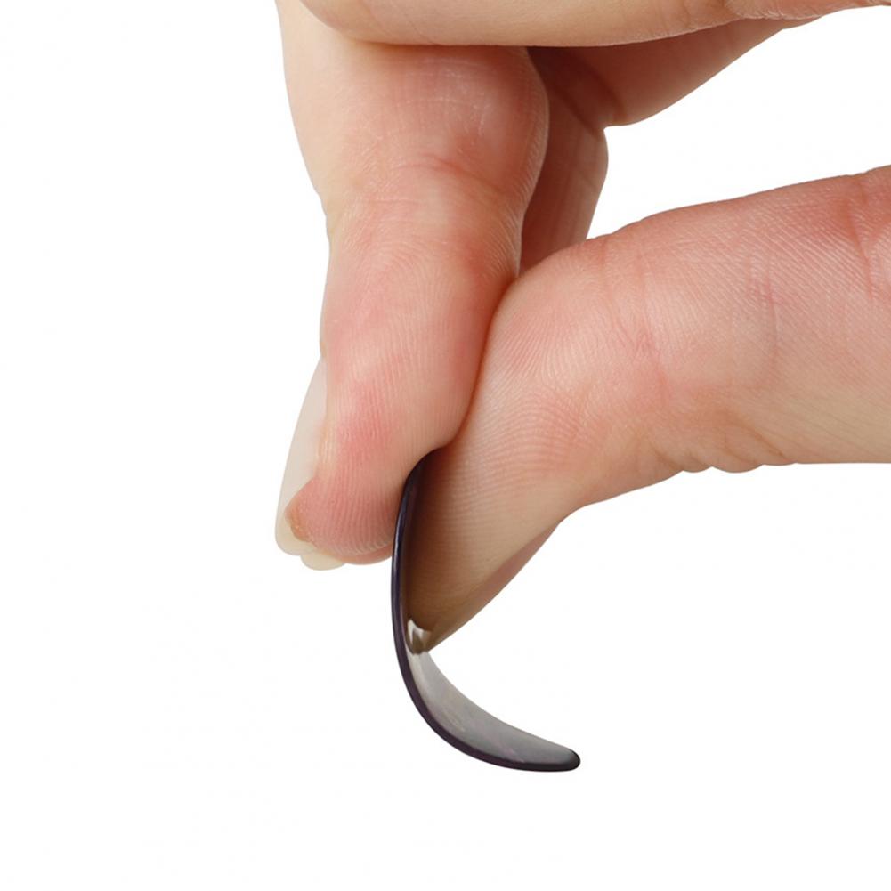 100Pcs 0.71mm Ukulele Finger Picks Shrapnel for Folk Electric Guitar