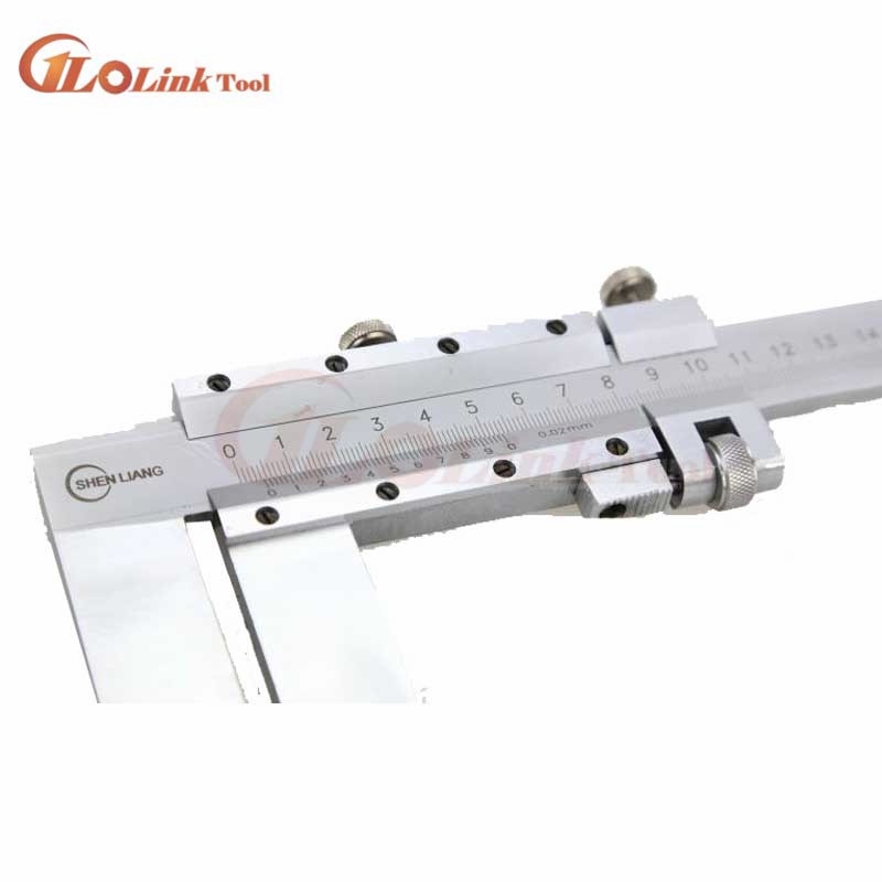 0-200mm Steel Vernier Caliper with 60mm long jaw Metal Calipers Gauge Micrometer Pie De Rey Paquimetro Measuring Tool