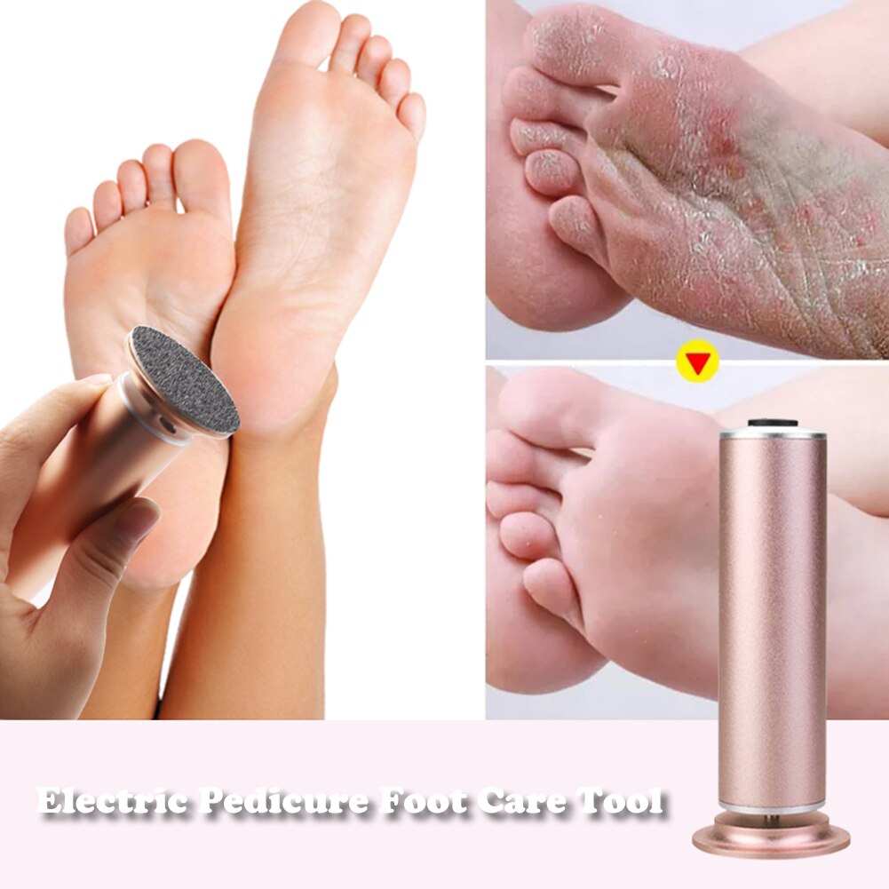 Electric Foot Grinder Heel File Grinding Exfoliator Pedicure Machine Dead Skin Callus Remover Feet Care Tools