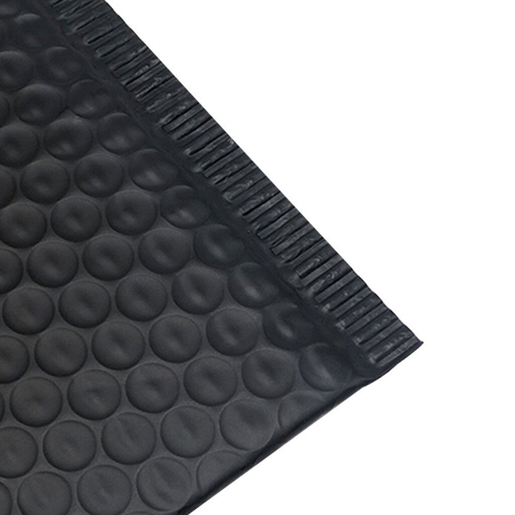 5 pièces noir Poly bulle Mailer bulle Mailers enveloppes rembourrées pour emballage doublé Poly Mailer auto joint PE perle Film sac