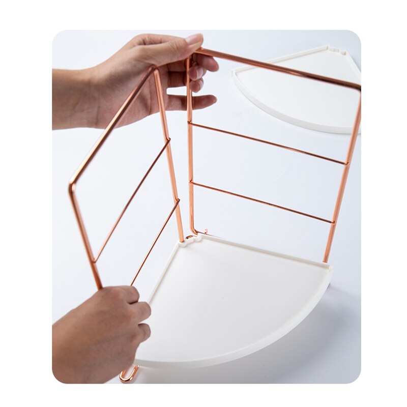 Étagère de salle de bain en acier inoxydable, présentoir de stockage de cosmétiques, de shampooing, de douche à 2 ou 3 niveaux, caddie de toilette, organisateur d'étagères