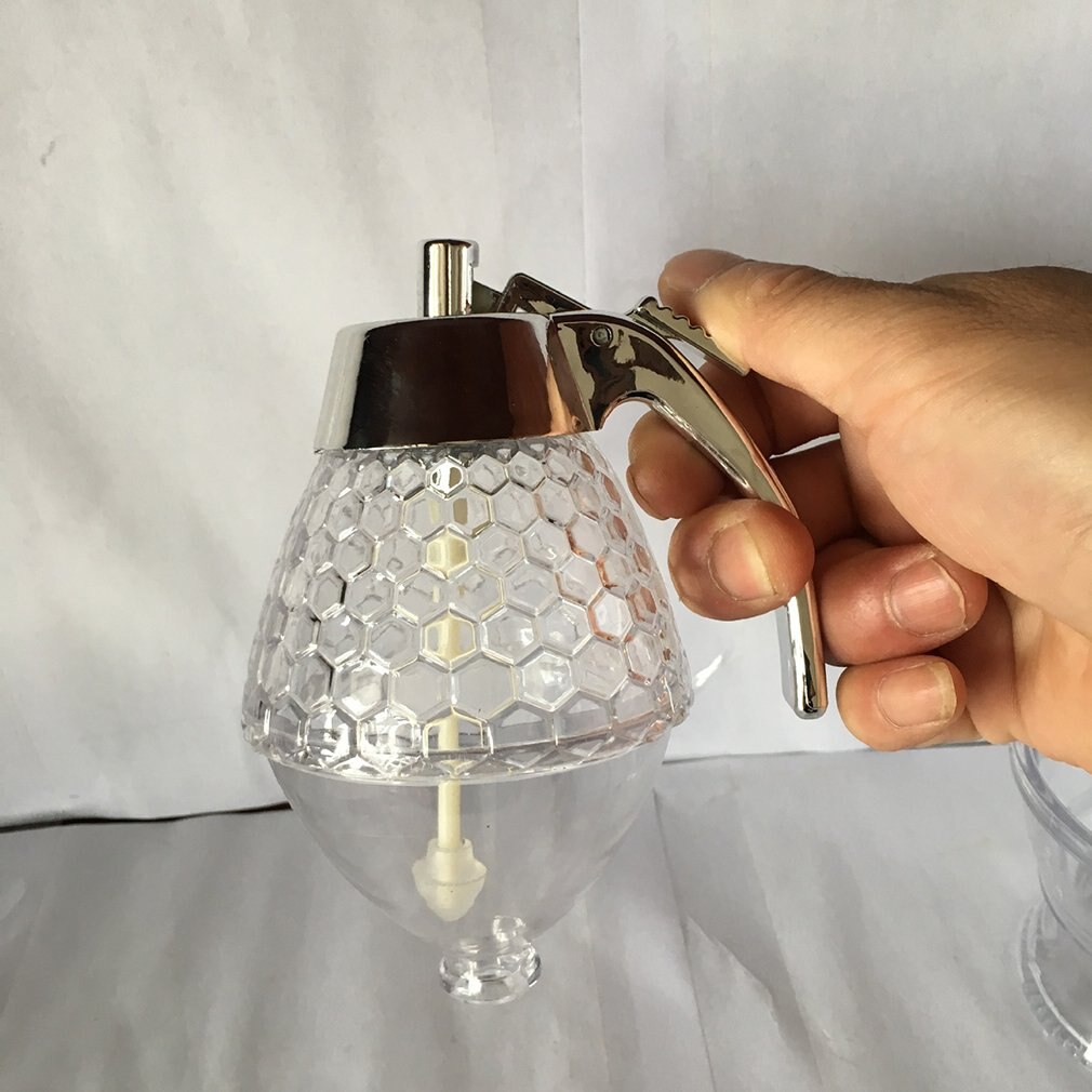 1Pc Glas Keuken Transparante Siroop Sap Dispenser Honingraat Bijenkorf Honing Splitter Jar Huishouden Keuken Gereedschap Accessoires