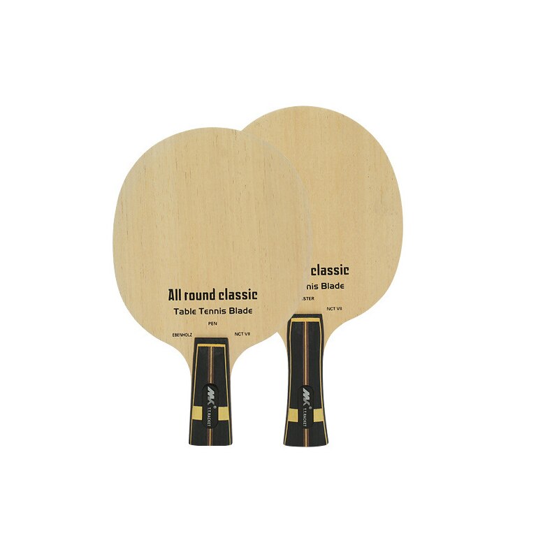 Table Tennis Racket Soleplate Ebony 7 Nano Carbon King Hurricane Super ZLC Carbon Fiber Blue Black Aromatic Carbon ALC -40: ZLC Short handle