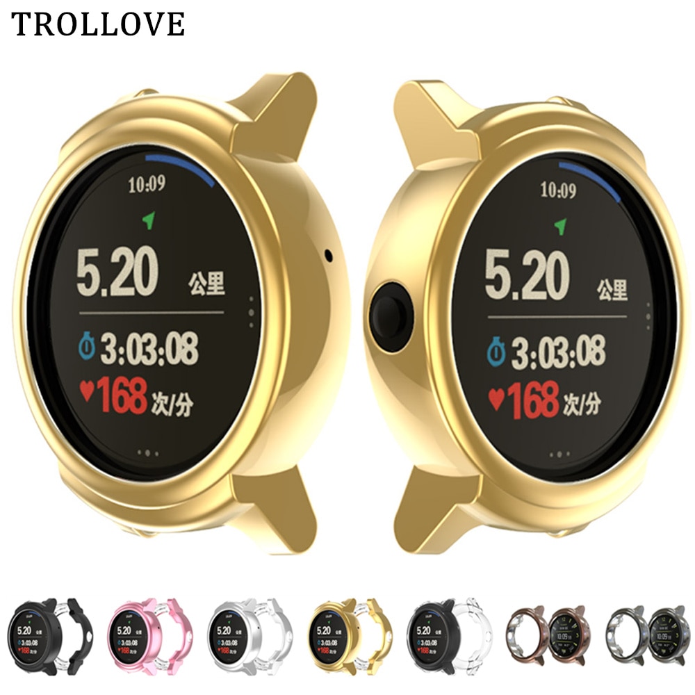 Ultradunne TPU Case voor Ticwatch E Smart Horloge Cover Protector Soft Siliconen Bumper voor Tic Horloge E Frame wearable Accessoires