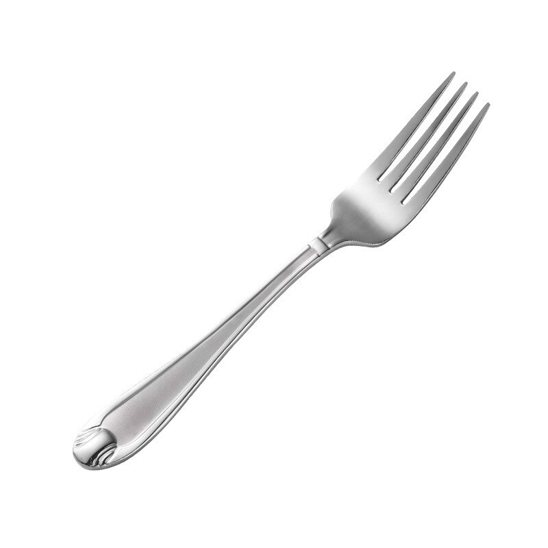 Lidafish-vajilla nórdica de acero inoxidable, cuchillo, tenedor, cuchara, mesa de cocina, accesorios de cocina, 1 Uds.: silver fork