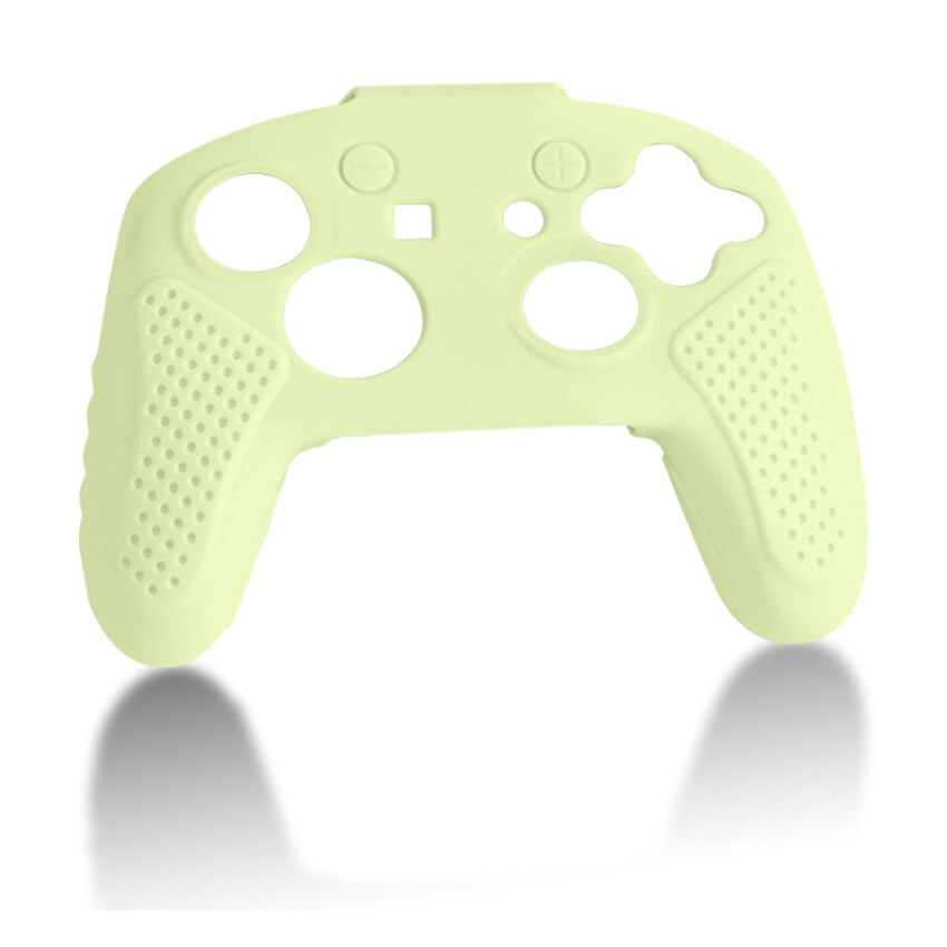 YuXi – housse de protection en Silicone souple pour manette de jeu nintendo switch pro, coque en caoutchouc: Mustard green