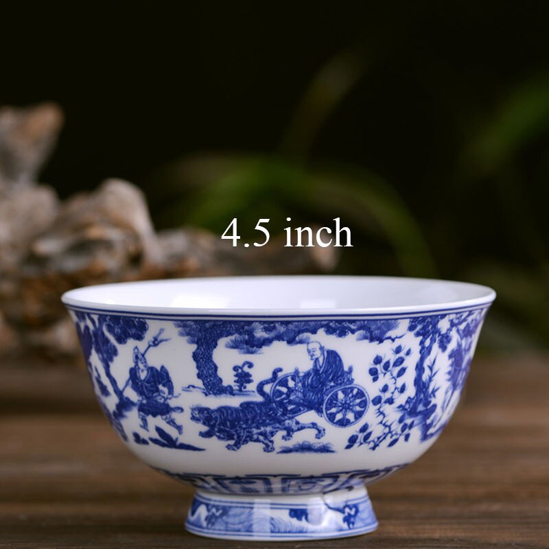 4.5 Inch Jingdezhen Keramische Kleine Rijstkom Chinese Bone China Ramen Mixing Bowls Servies Thuis Keuken Servies Voedsel Houder: I