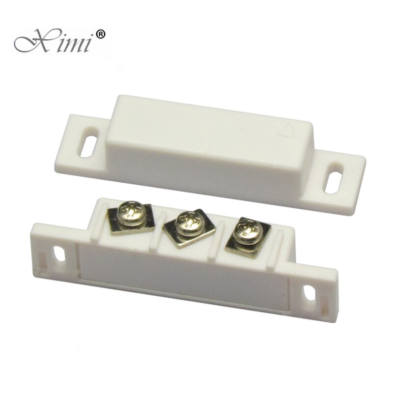 Interruptor Magnético de lengüeta NC sin Sensor de contacto de puerta combinado, interruptores de seguridad con cable