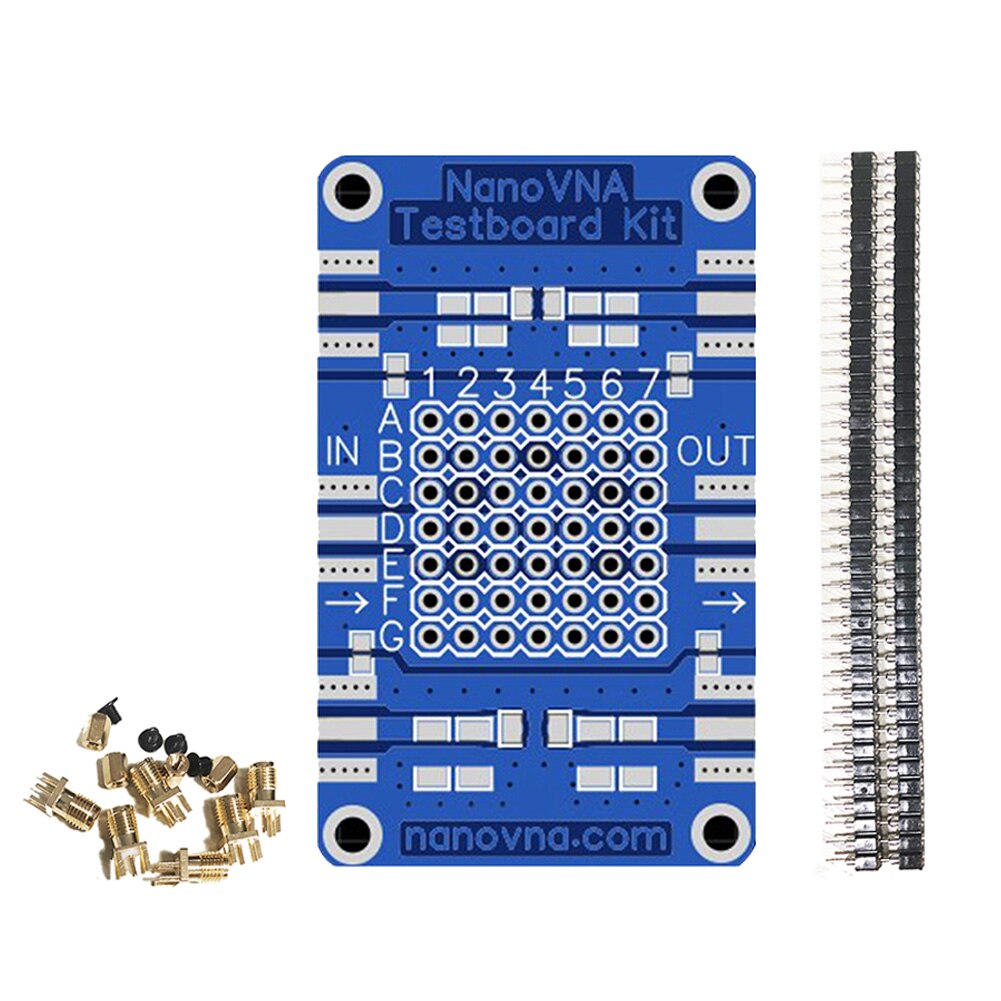 Neueste NanoVNA Testboard Bausatz VNA Vektor Netzwerk analysieren Prüfung Demo Gremium