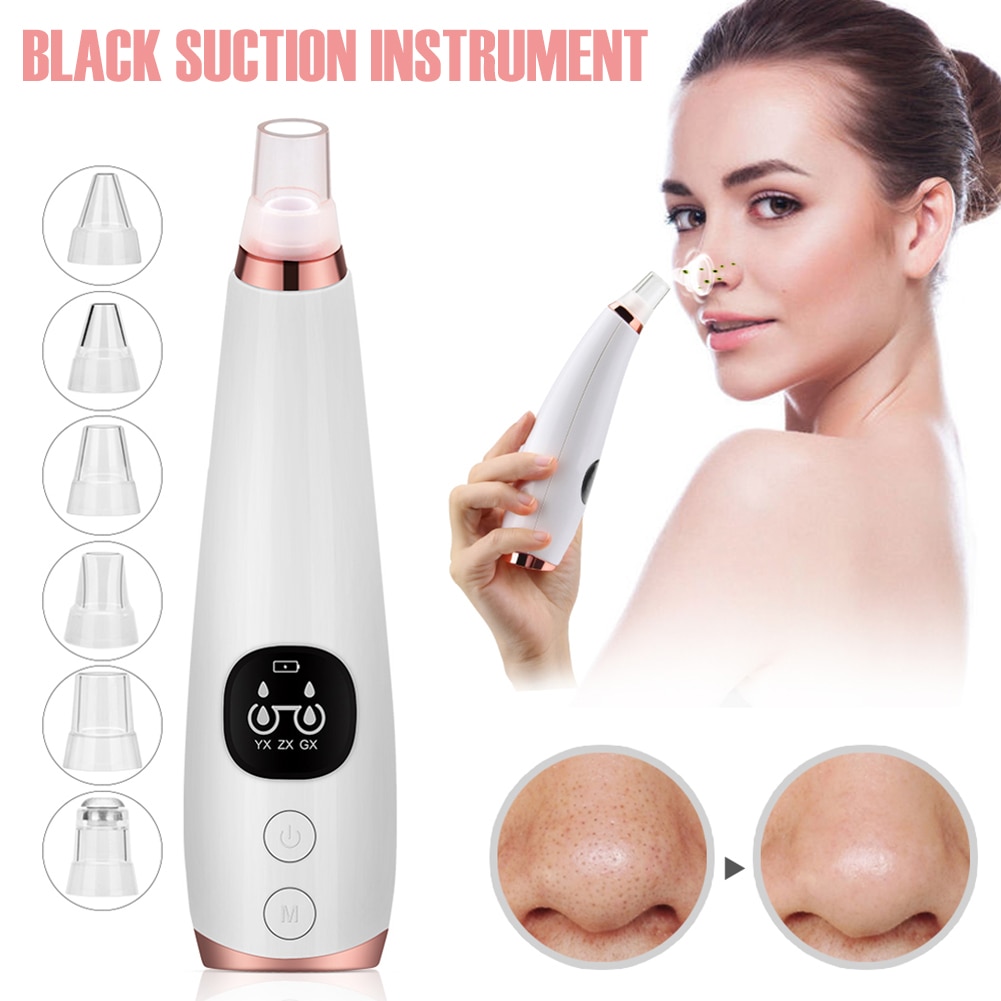 Electric Acne Remover Point Noir Blackhead Vacuum Extractor Tool Black Spots Pore Cleaner Skin Care Facial Pore Cleaner Machine