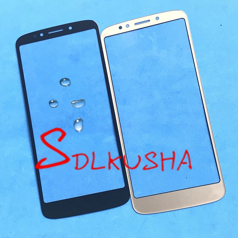 10 stuks/partij Voor Outer Screen Glas Lens Vervanging Touch Screen LCD Cover Voor Motorola Moto G6 Spelen xt1922
