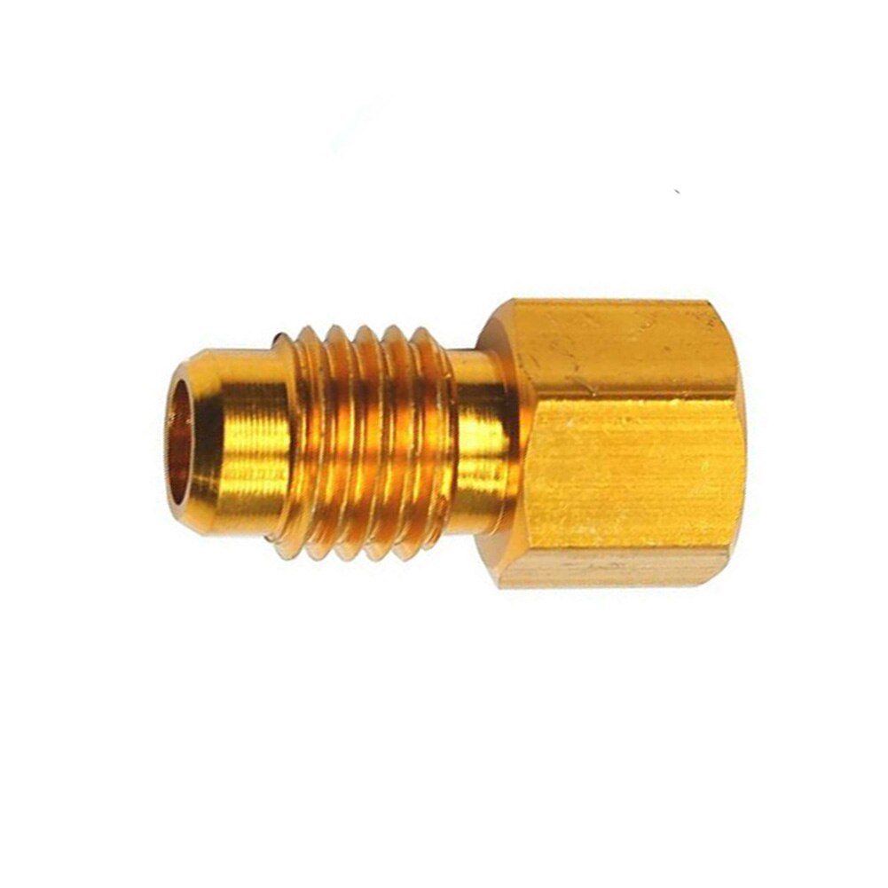 R134A R12 Car Conditioner Adapter Quick Coupling 1/2" ACME Male 1/4" SAE Brass