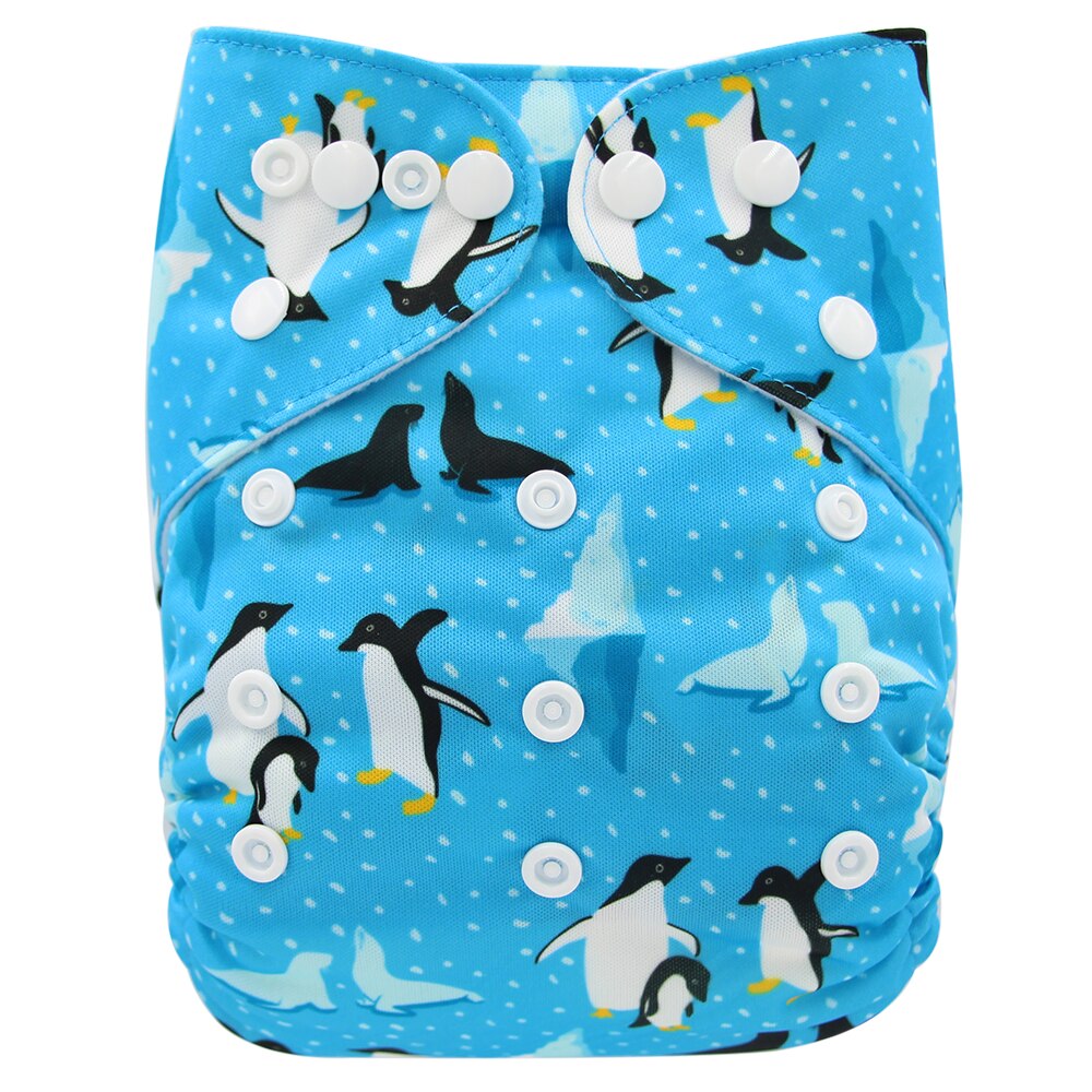 waschbar Baby Tuch Windel Tasche Wasserdicht Cartoon Tier Baby Windeln Reusable Tuch Windel Anzug 0-3 Jahre 3-15kg Baby: OB172