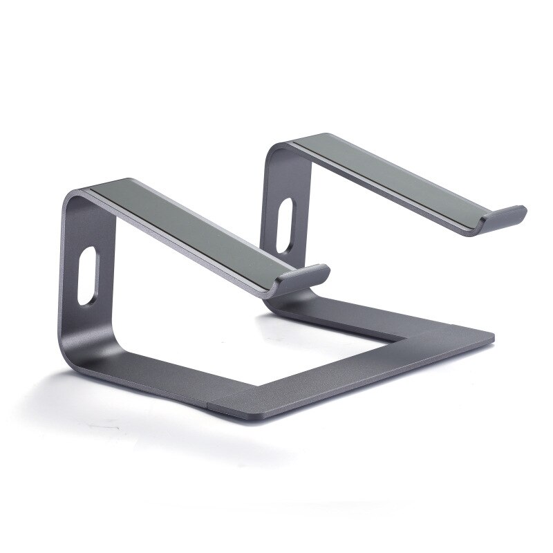 Notebook Computer Beugel Macbook Aluminium Stabiele Basis Desktop Kantoor Computer Beugel Warmteafvoer Anti-Val Beugel: Gray
