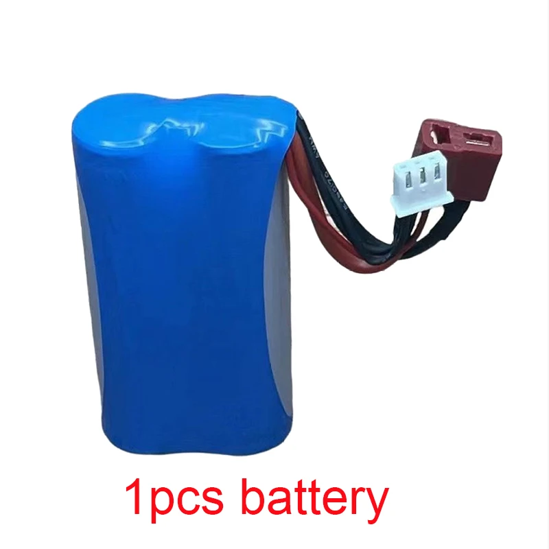 7.4V 3000mAh 18650 rechargeable battery suitable for remote-controlled aircraft, off-road vehicles, RC automotive accessories: WHITE