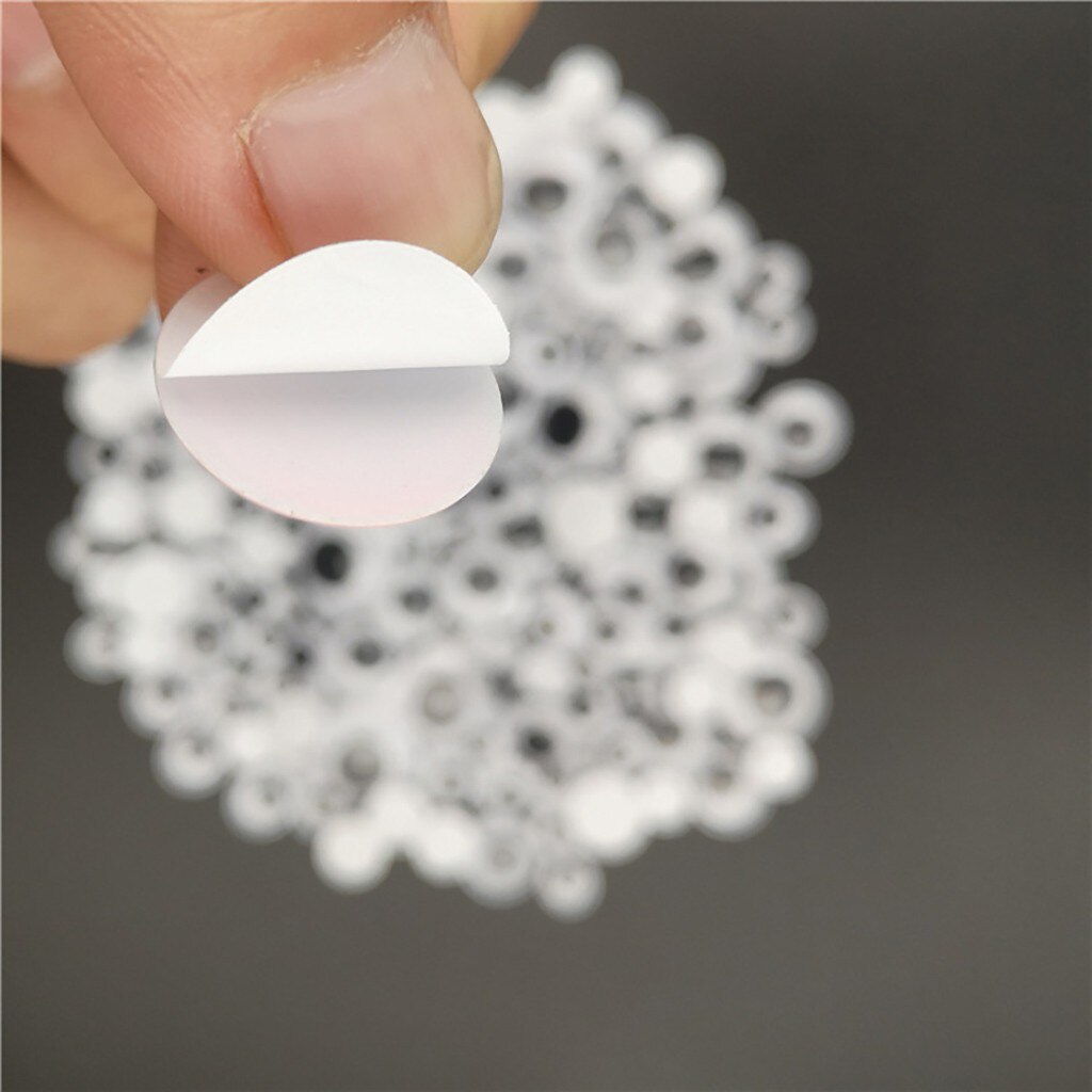 4-20Mm Gemengde Googly Ogen Diy Craft Levert Zelfklevende Wiggly Oogbollen Kinderen Hand Scrapbooking Arts Decor ogen Voor Speelgoed