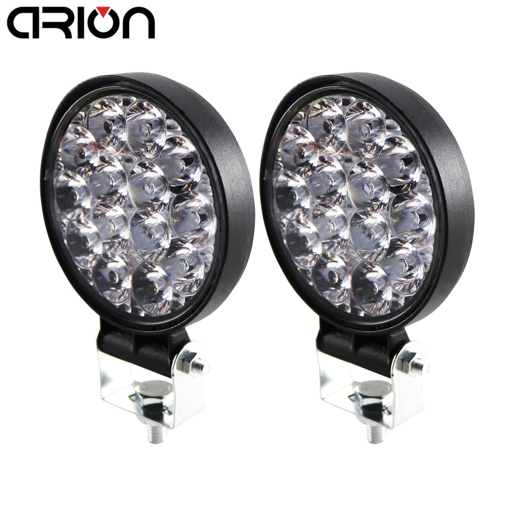 1Pc 2Pcs 42W led bar off road led headlights led work lights for tractors Spotlight barra led For 4x4 ATV UTV Truck Tractor