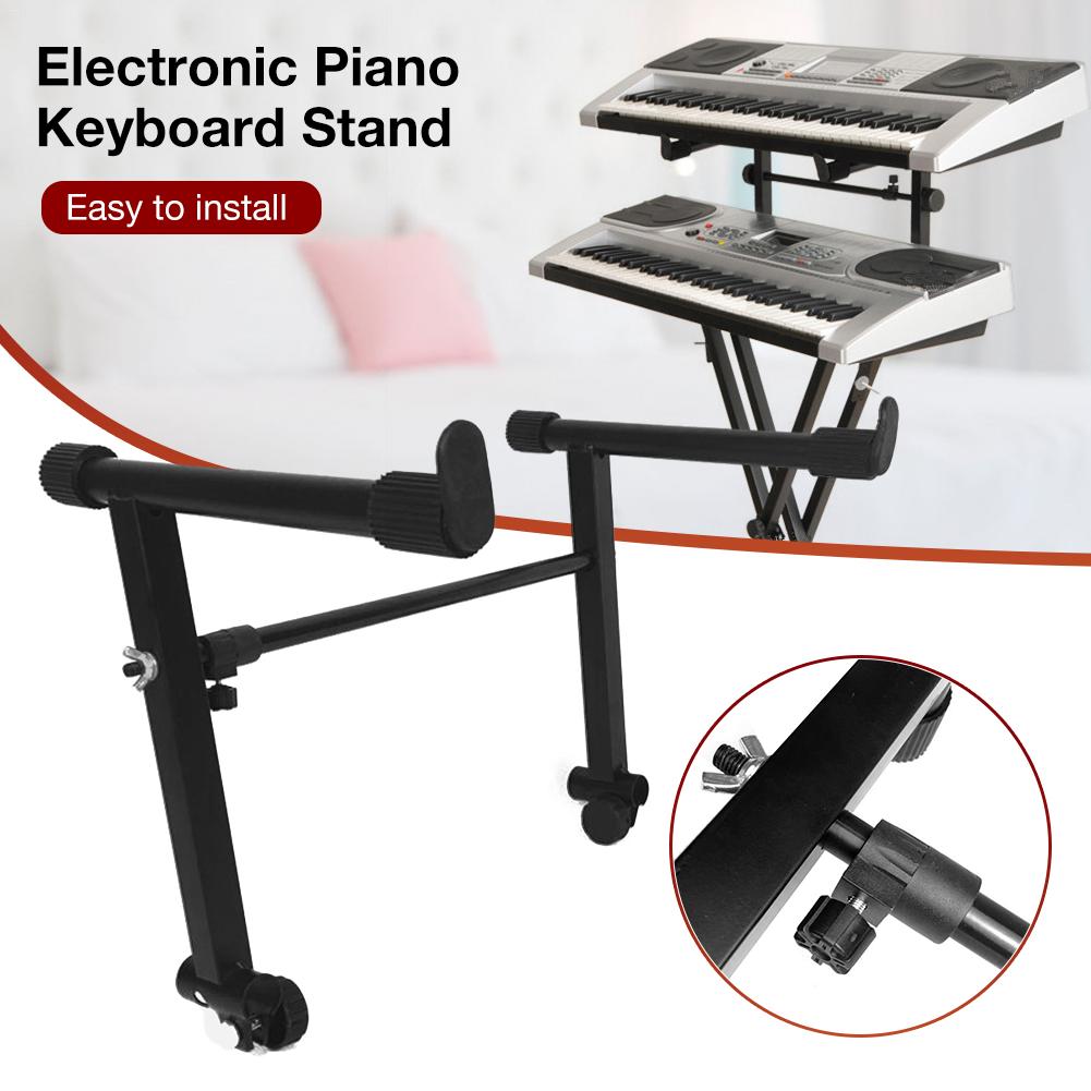 Adjustable Electronic Piano Keyboard Stand Instrument Holder Accessories