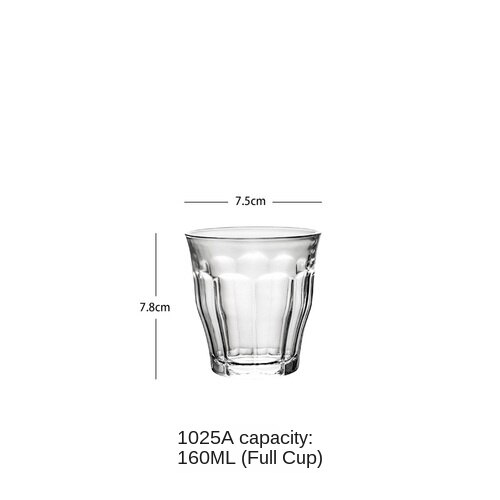 1 stk kaffekop væg glas kop øl kaffe hjerte kopper varmebestandig sund drikke krus te krus gennemsigtig te glas kop: Stil 02 160ml