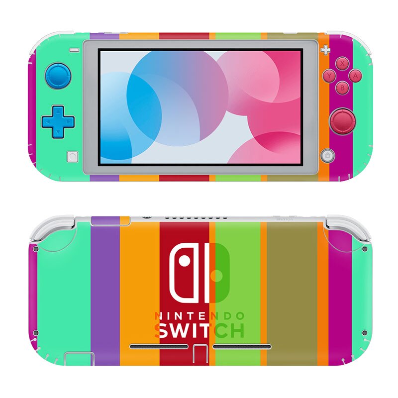 colorful For N intendo Switch Lite Protector Skin Sticker for switch lite pvc viynl skin sticker: TN-NSLite-0057