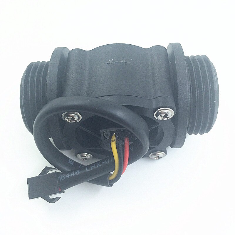 Water Flow Sensor Fuel Flow Meter Water Meter Sensor Flowmeter Water Sensor Teller Indicator Hall Effect Sensor 1-60L/Min