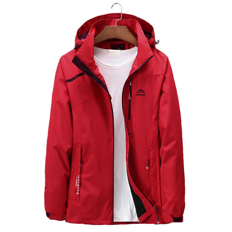 Outdoor Hiking jacket Spring autumn Women windproof waterproof thin hooded Windbreaker climbing camping Trekking Fishing coat