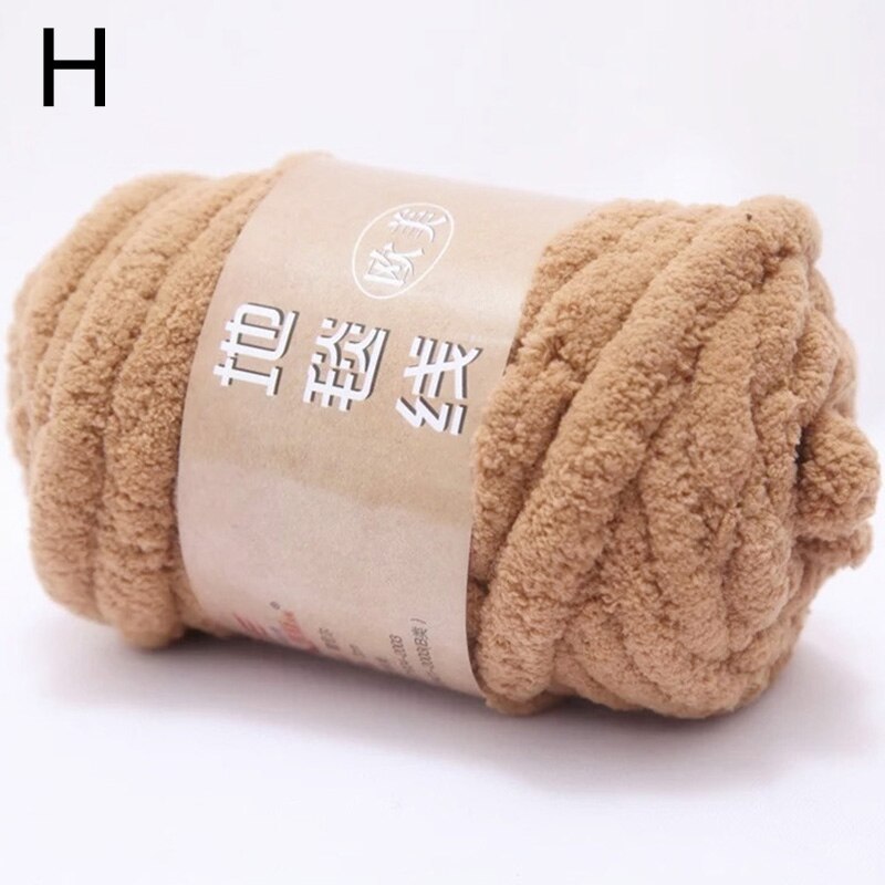 Lana ciniglia in velluto di peluche spesso super morbido e volumoso, maglia calda, filato tutto'uncinetto, coperta fai da te, sciarpa, 250 g * 2 pezzi = 500 g