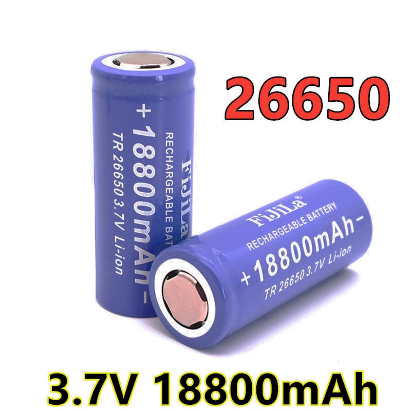 3.7V 26650 Batterij 18800Mah Li-Ion Oplaadbare Batterij Voor Led Zaklamp Zaklamp Li-Ion Batterij Accumulator Batterij