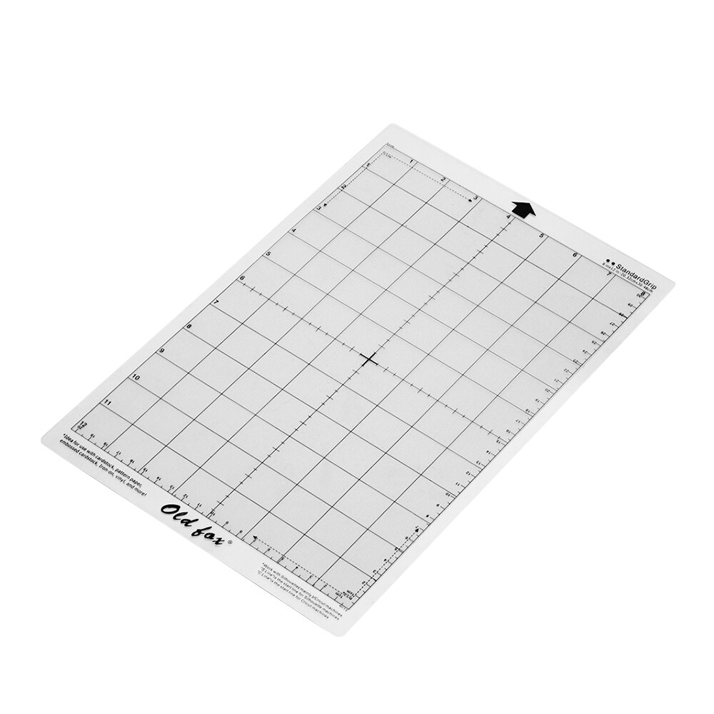 3pcs OLD FOX Replacement Cutting Mat Transparent Adhesive Mat with Measuring Grid 8 by 12-Inch for Silhouette Cameo