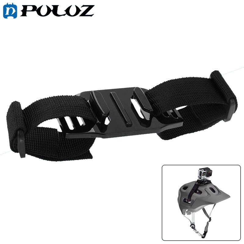 PULUZ Vented Adjustable Helmet Strap Head Belt Mount Go Pro Mount Holder Adapter for GoPro HER/HERO6/5/5/4/3+DJI OSMO Action