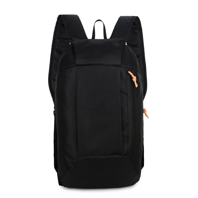 Mochila deportiva para el aire libre, mochila ligera informal Unisex de verano para viajes, mochila impermeable para hombres y mujeres para ir de excursión: Black