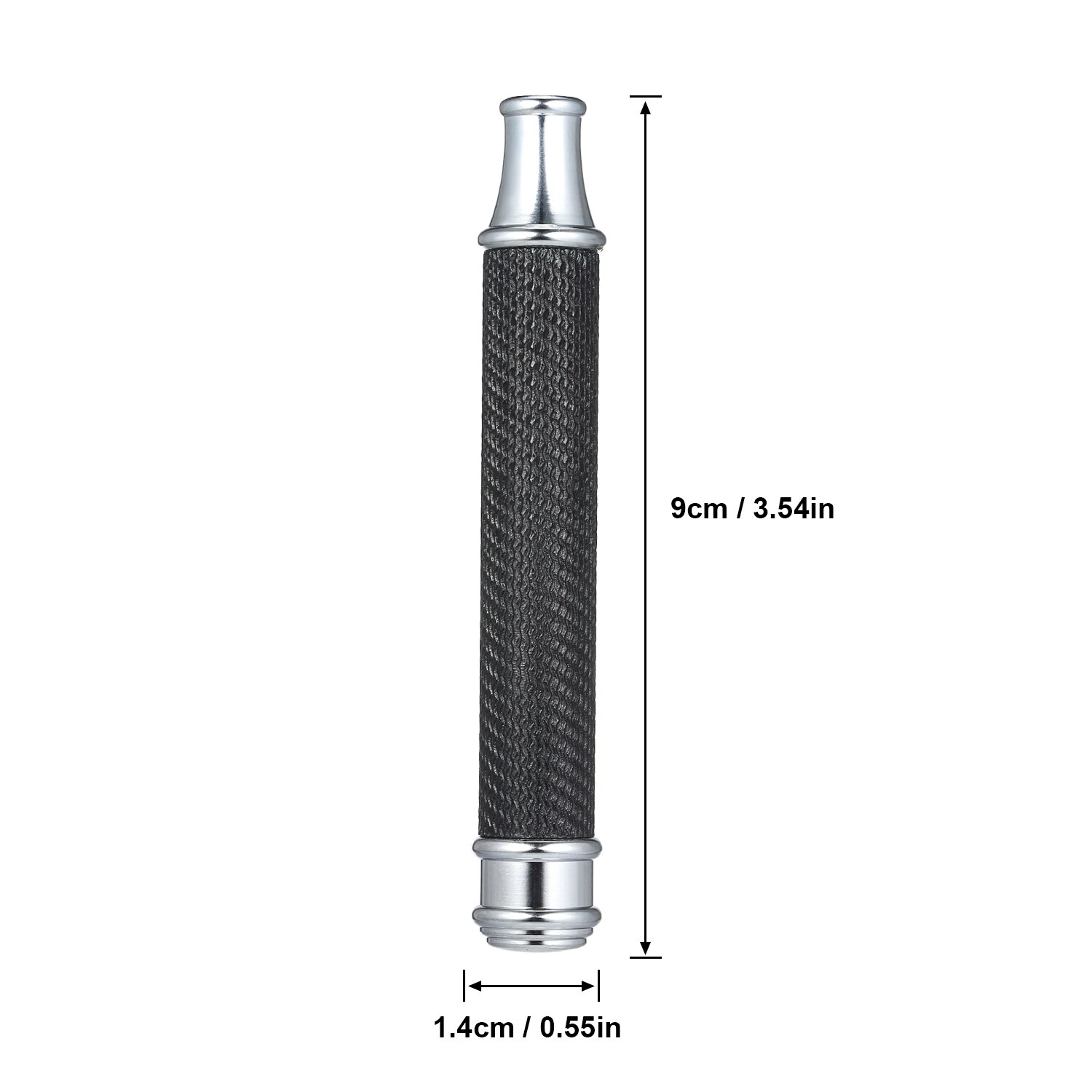 Stainless Steel Shaving Handle Double Edge Shaving Razor Safety Replacement Beard Razor Handle Grip Manual Mustache Shaving Tool