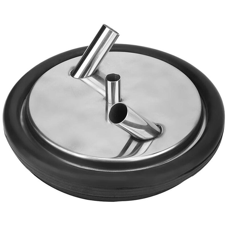 BESTStainless Steel Milk Can Lid with Three Open Inlets and Gaskets for Milking Machine Beef and Sheep Milking Accessories