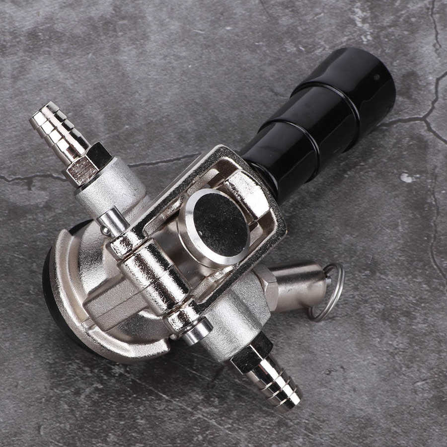 D Type Stainless Steel Beer Keg Coupler Keg Dispenser Equipment with Pressure Reducing Valve Beer Brewing Supplies