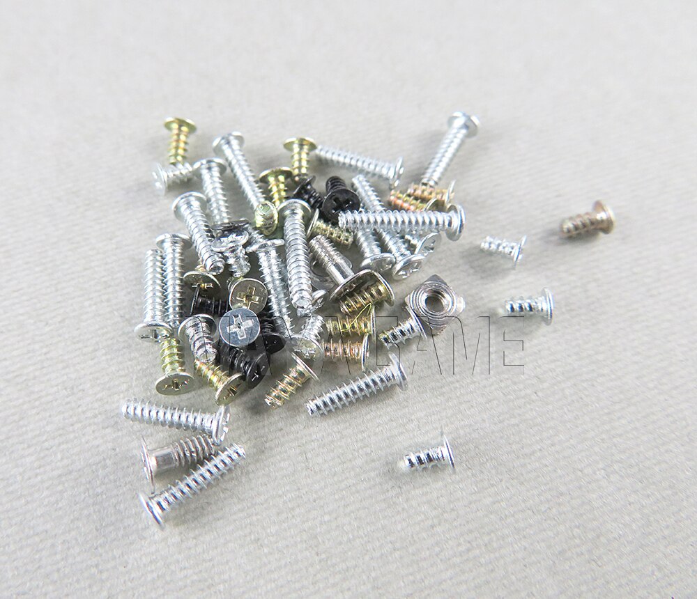 For 3DSXL 3DSLL Full Screw Set + L R Spring + Metal Pillar for Nintendo 3DS XL LL Screws Console