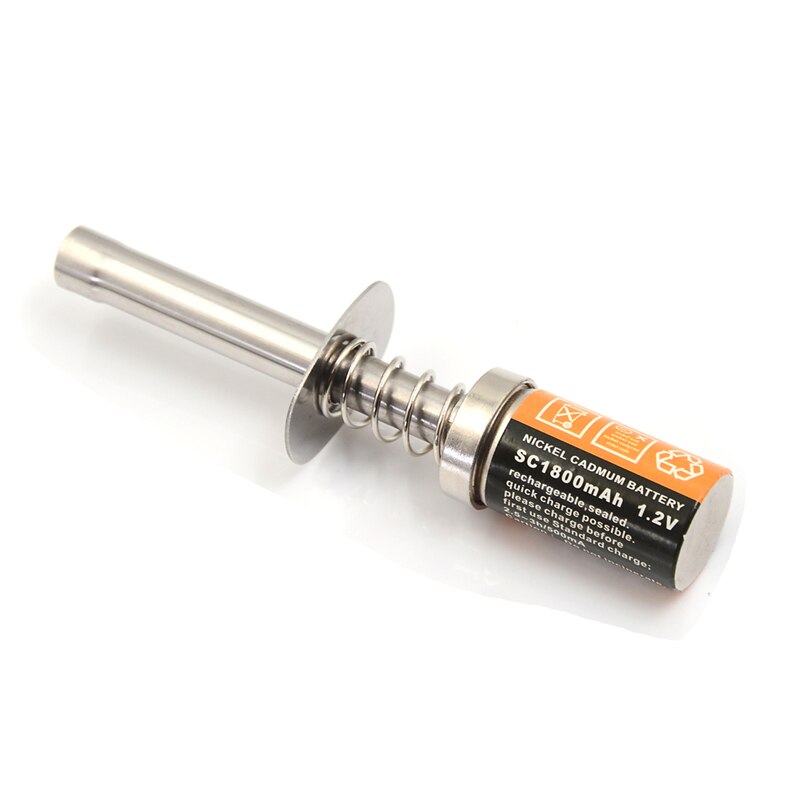 Rc nitro ac oplader til gas nitro motor power 1.2 v 1800 mah genopladeligt gløderør starter tænder
