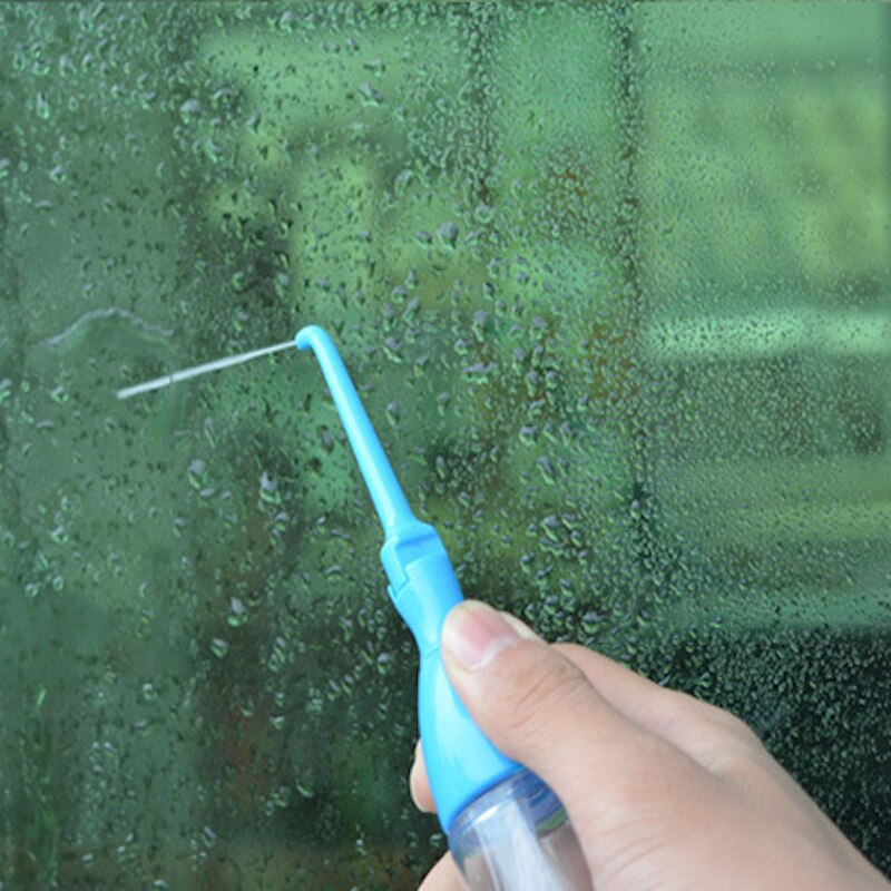 Mundskylning tænder renere vand tandstikker flusher flosser bærbar manuel tryk vand pick tand mundskyl
