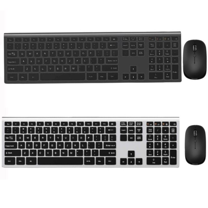 2.4G Wireless Keyboard And Mouse Set For Apple Computer Desktop