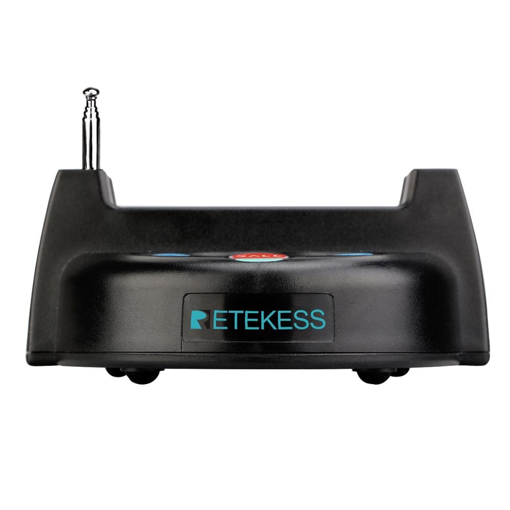 Retekess TD006 Four Button Wireless Calling Bell Pager Call Button Transmitter for wireless Calling System for restaurant coffee