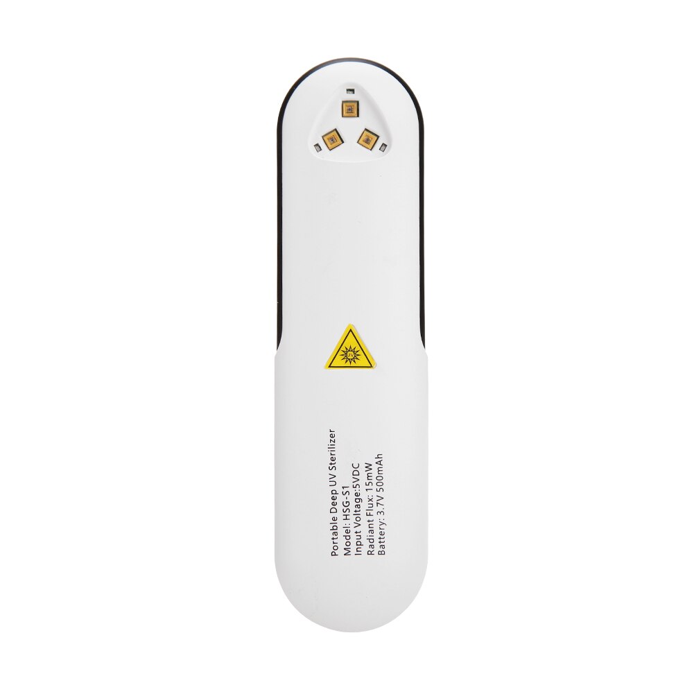 Bærbar håndholdt uv led sterilisator lys tyngdekraft sensor switch ultraviolet desinfektion bakteriedræbende lampe soveværelse uv sterilisator: Default Title