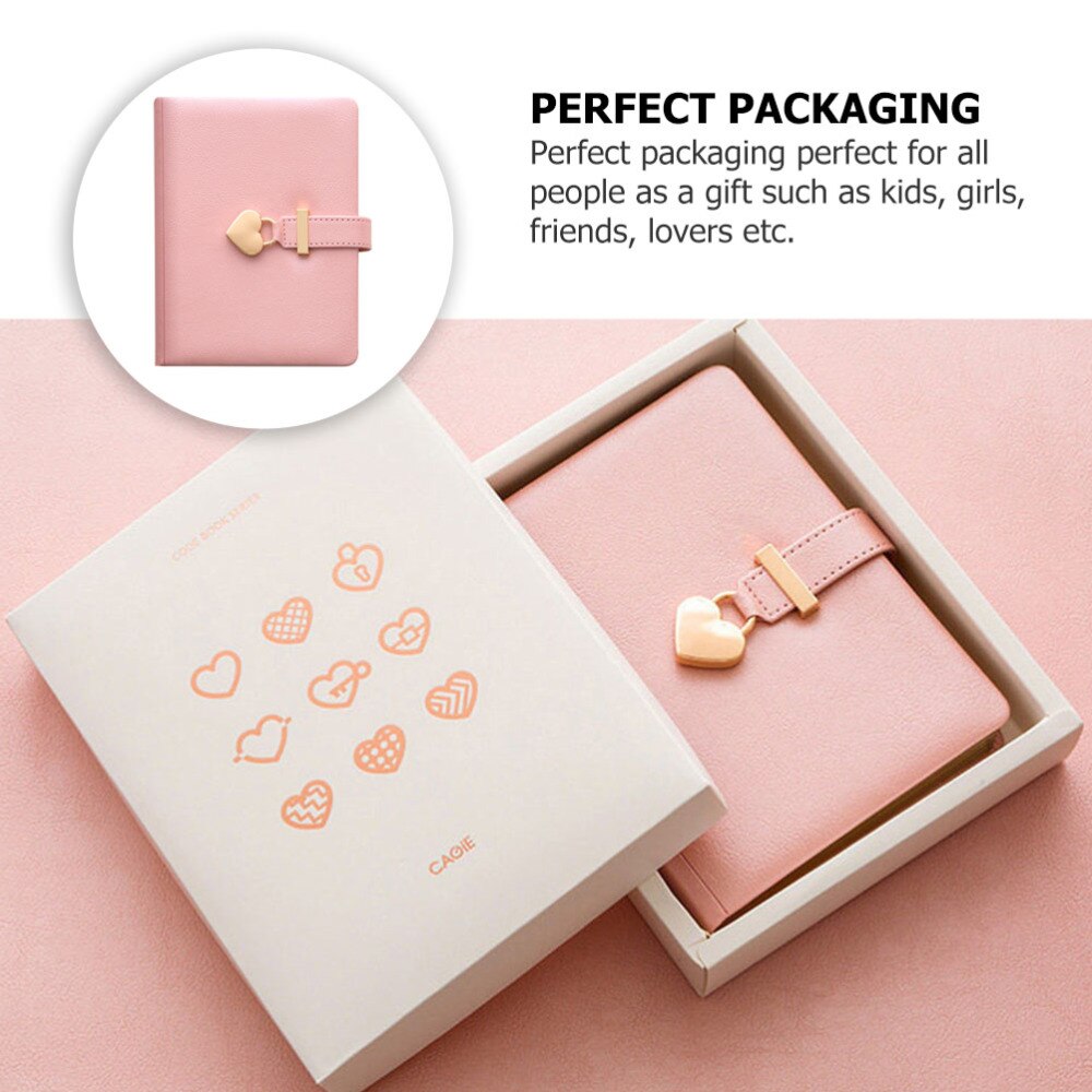 Students Notepad Diary Book Writing Notebook Journal Book with Lock