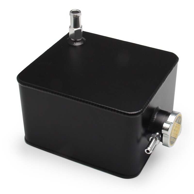 Botella de desbordamiento de refrigerante para radiador Universal de coche, kit de piezas de depósito de desbordamiento de refrigerante, tanque de agua de recuperación, 2,5l de aluminio, 1 ud.