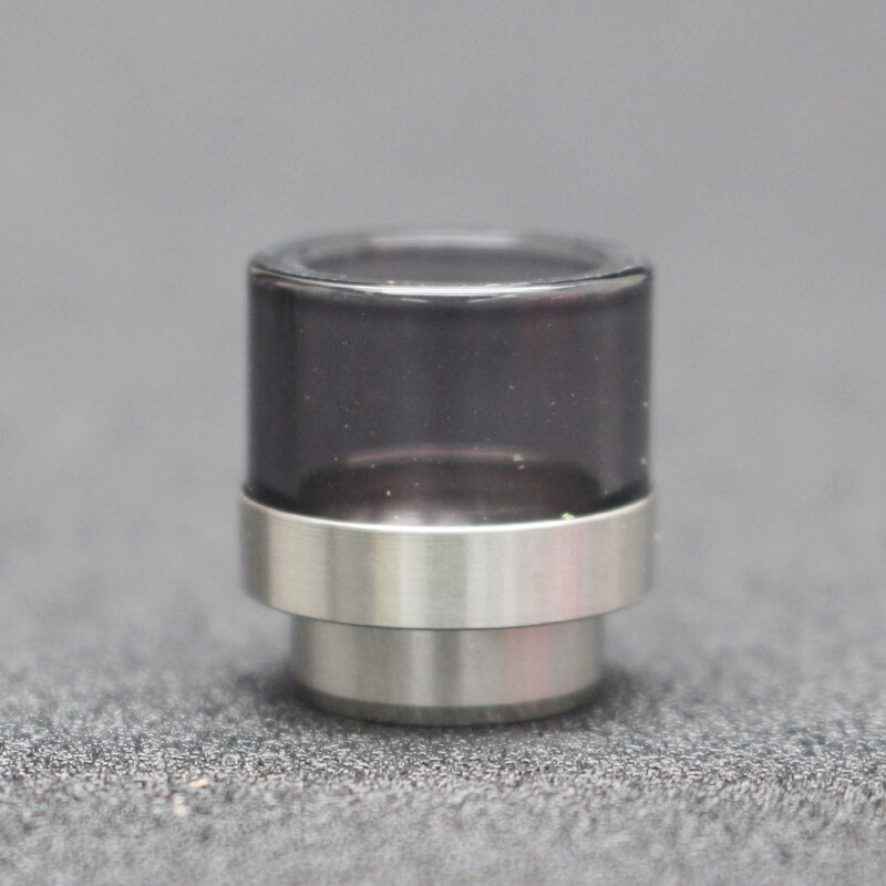 vaporlinda 810 Glass Drip Tip for 810 Thread RDA Atomizer Fit Kennedy 24 Goon 528 RDA Atomizer: Black A