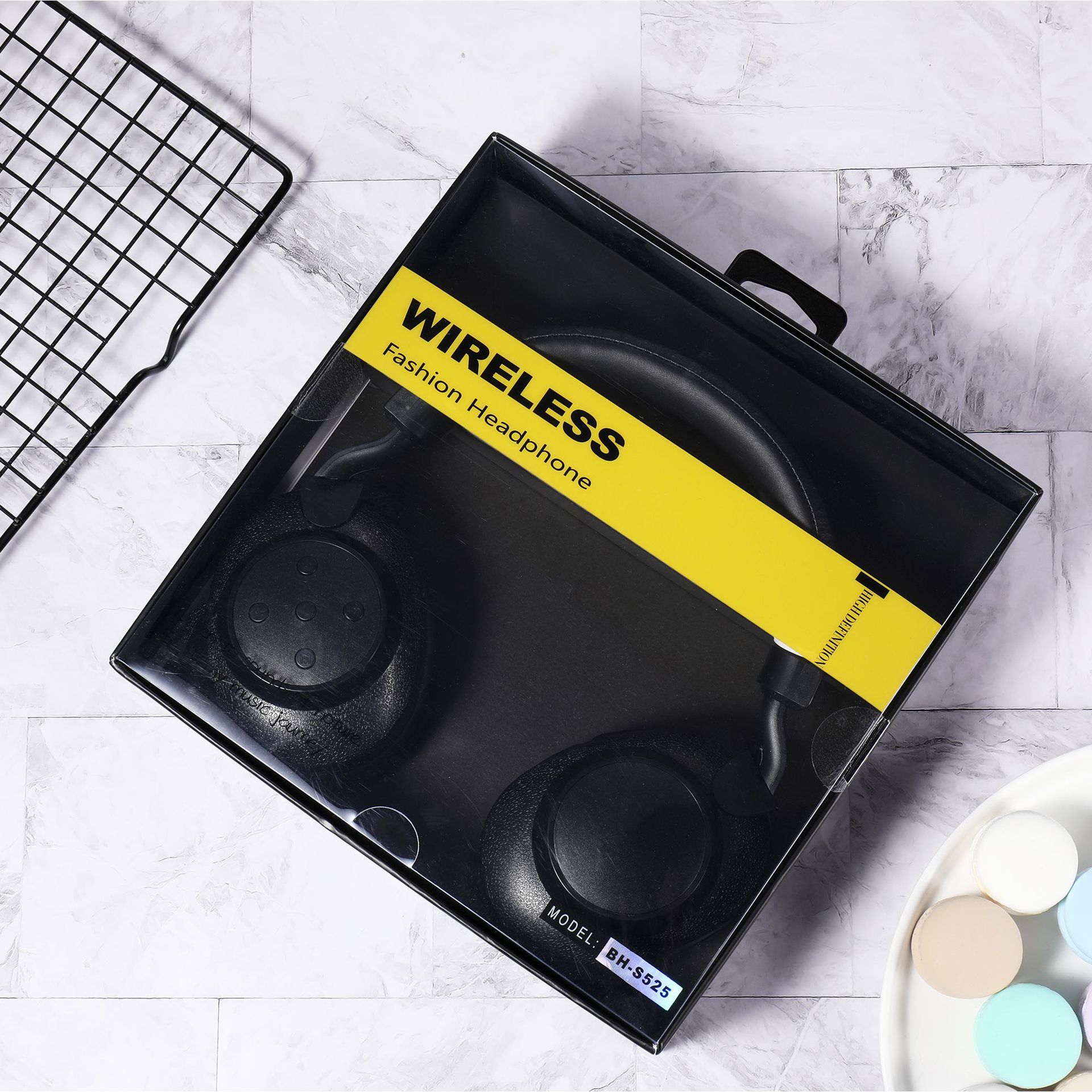 Wireless Headphones Bluetooth 5.0 Headset Foldable Headphone Adjustable Earphones With Mic For phone Pc Laptop Game: black with box