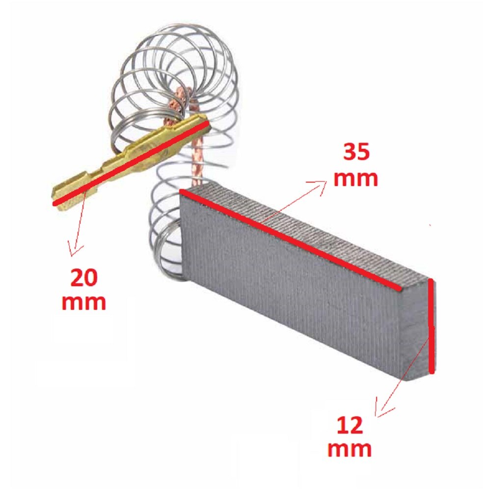 Compatible for Bosch WFL244J Washing Machine Spring Motor Charcoal (5x12.5x32)