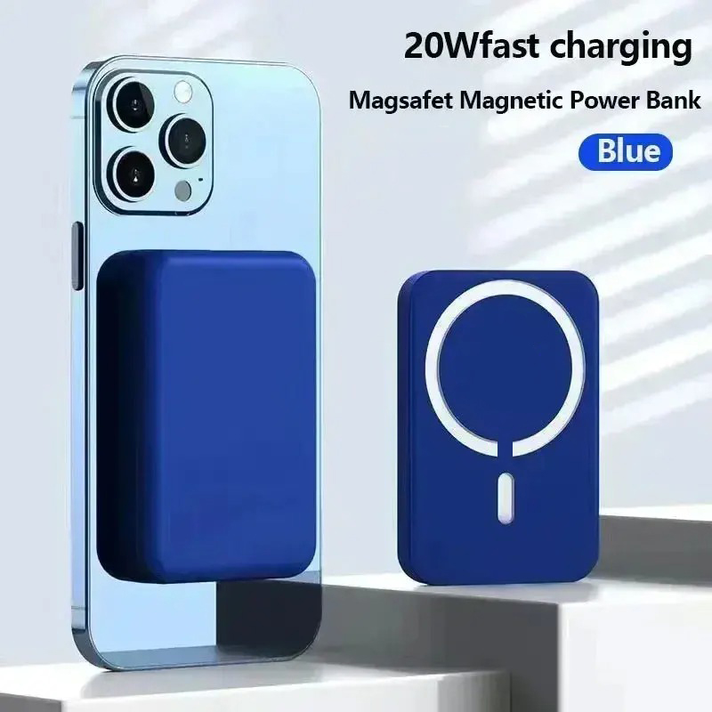 Magnetisk powerbank til iphone original ekstern batteri bærbar trådløs oplader til apple magsafe powerbank reservebatteri